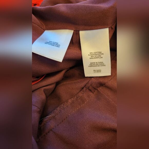 Anne Klein Red/Orange Lace Dress - Picture 6 of 8